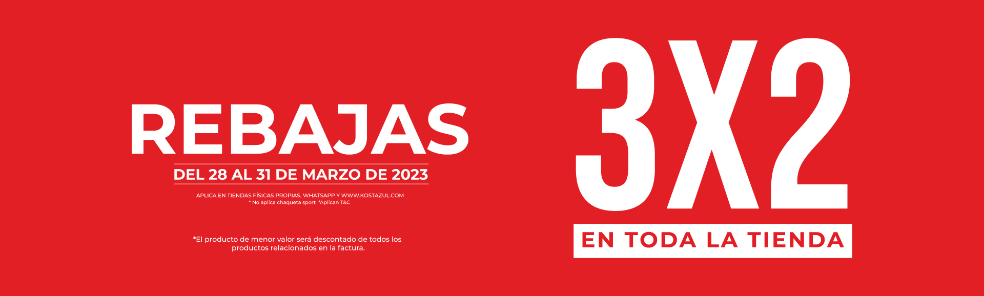 PROMO 3X2